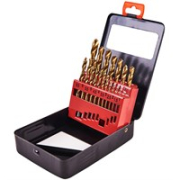 Amtech 19pc Titanium Coated Drill Bit Set